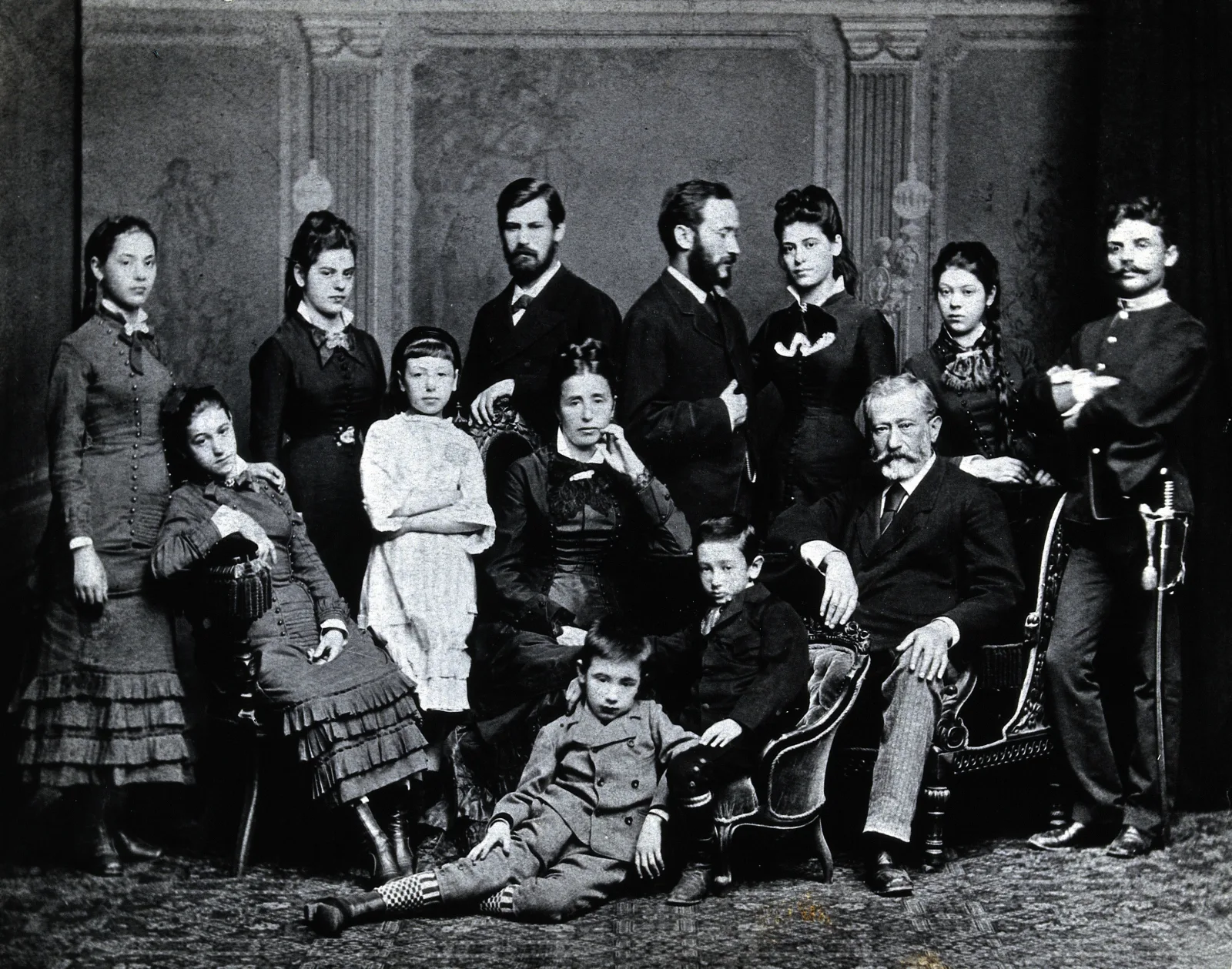 Die Familie Freud in Wien · um 1876