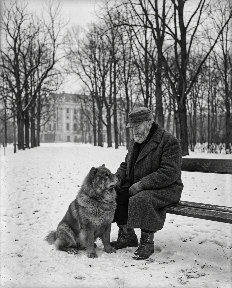 Winterspaziergang mit Jofi · Schönbrunn